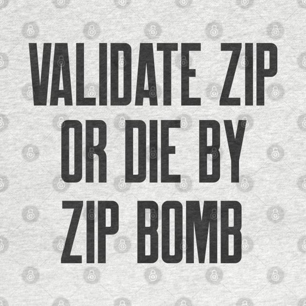 Secure Coding Validate ZIP or Die by ZIP Bomb by FSEstyle